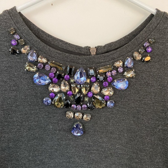 Club Monaco Jewelled Top - Picture 2 of 3